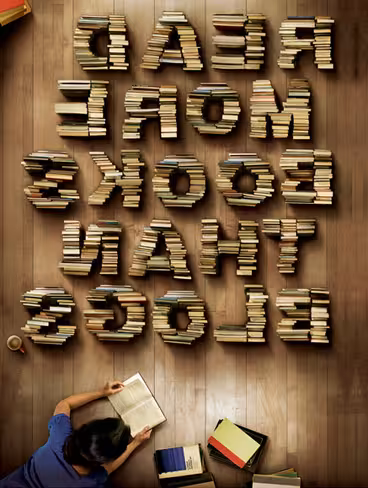 Read more books than blogs