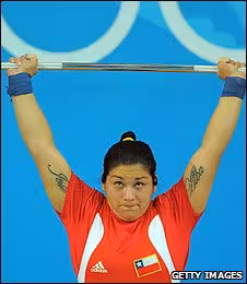 Elizabeth Poblete competing in Beijing, China (15 Aug 2009)