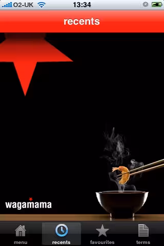 Wagamama iPhone App