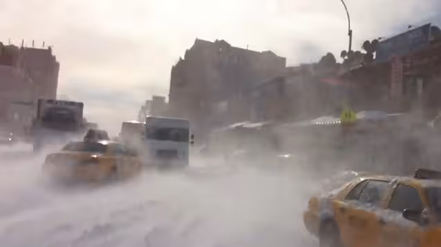 Blizzard Aftermath Video, a Walk Down the Street Featured Image