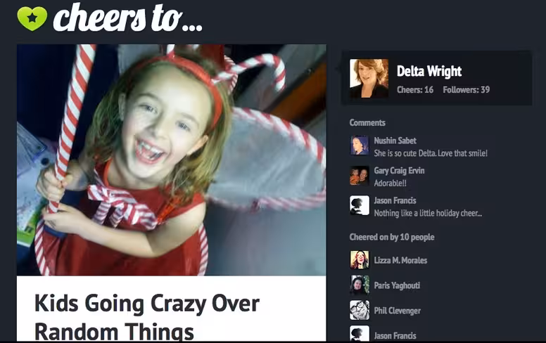 Cheers to Kids Going Crazy Over Random Things by Delta Wright