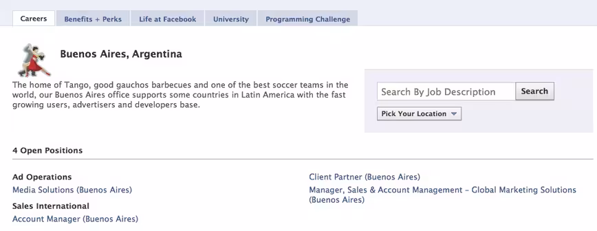 facebook careers buenos aires