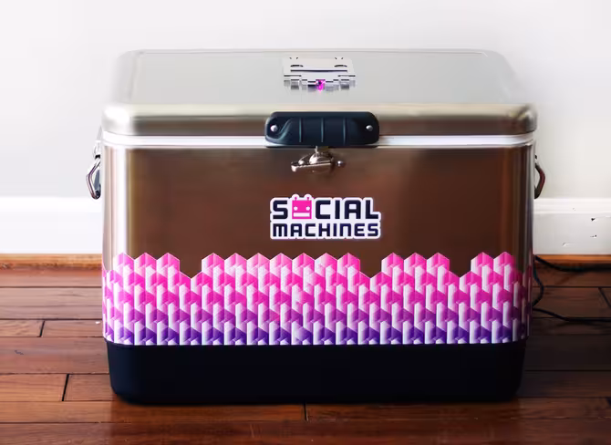 The Foursquare-powered “Social Cooler” arrives in New York City Featured Image