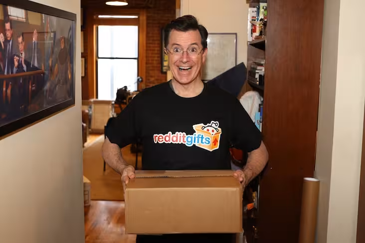 Reddit announces gifts for the troops initiative with Stephen Colbert
