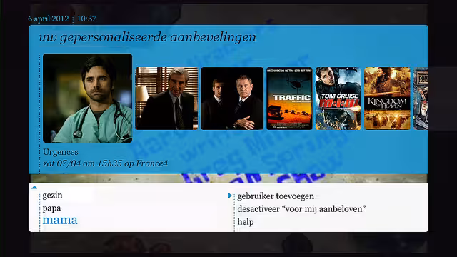 belgacom personalized ui