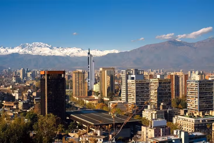 View of Santiago de Chile via Pond5