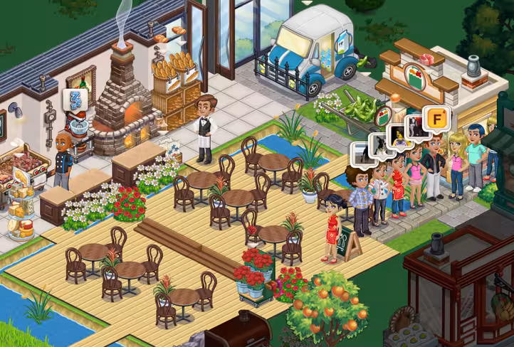 ChefVille_Customers In Line
