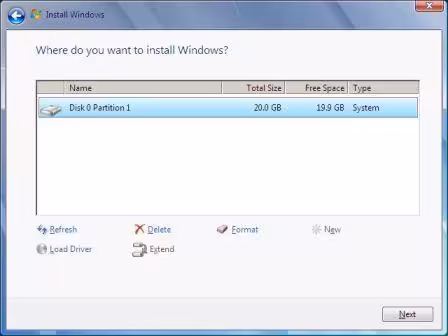 Windows 7 partition on MacBook Pro