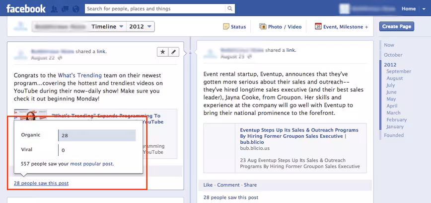 Facebook Pages screenshot -- new analytics Facebook Pages screenshot -- new analytics