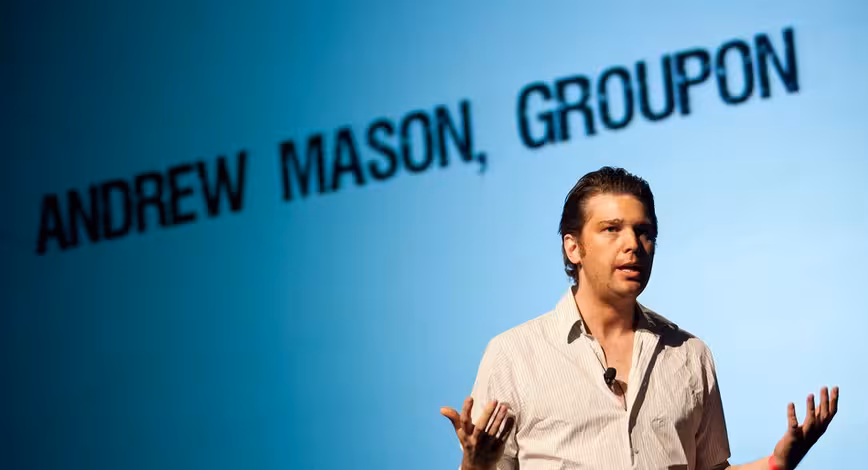 Investors push Groupon down 15% after it declines to fire its CEO, Andrew Mason