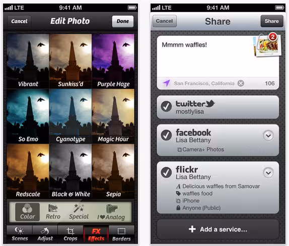 Camera+ for iPhone