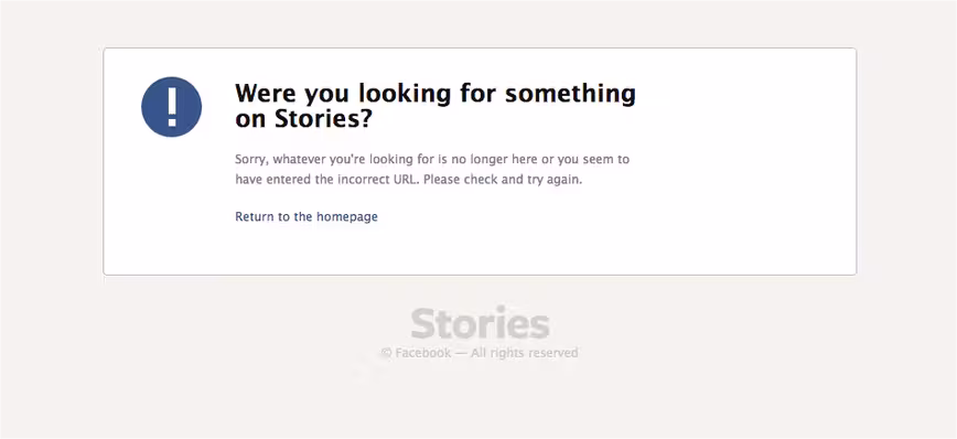 Facebook Midnight Deliveries message no more