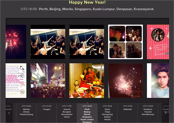 Instagram New Year's Eve