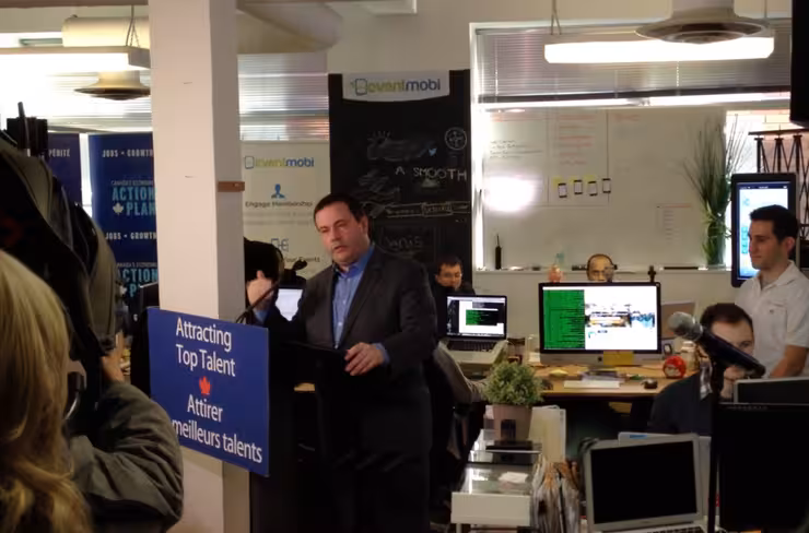 Minister_Jason_Kenney_announce_Canada's_Startup_Visa_Program_at_EventMobi