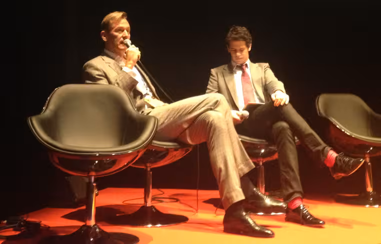 Axel Springer's Mathias Döpfner talks to Milo Yiannopoulos on Day 2.