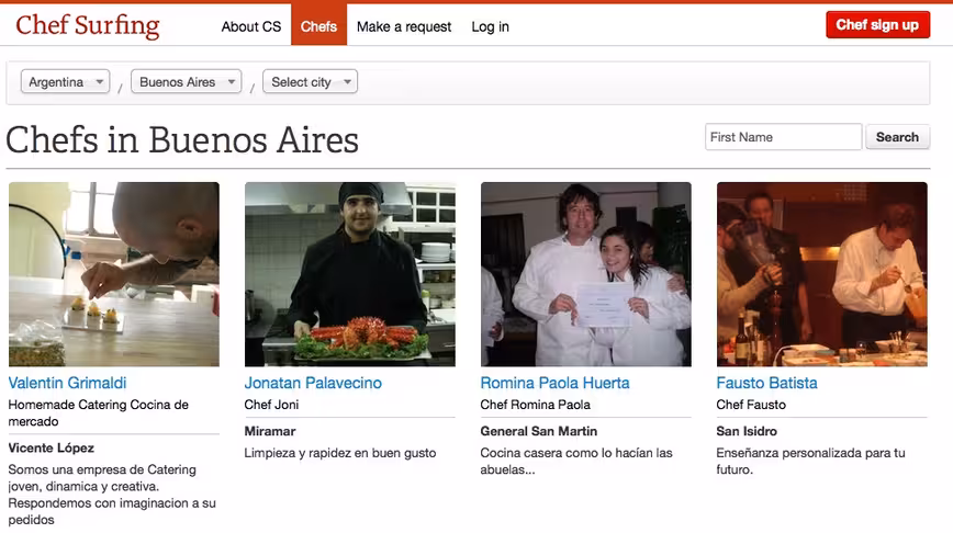 chef surfing chefs