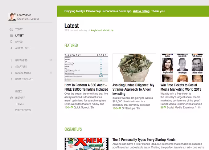 feedly buffer 2