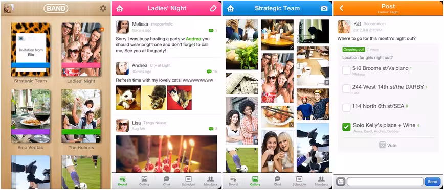 line band images