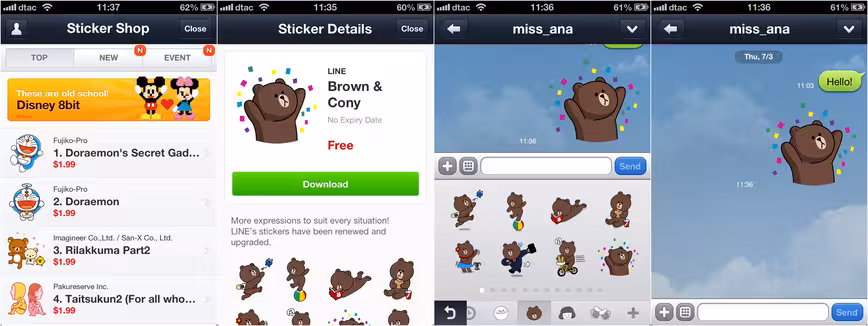 line stickers