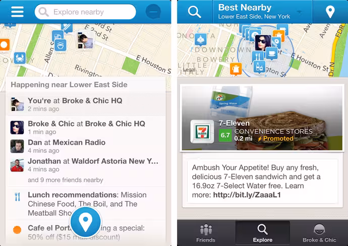 4sq homescreen