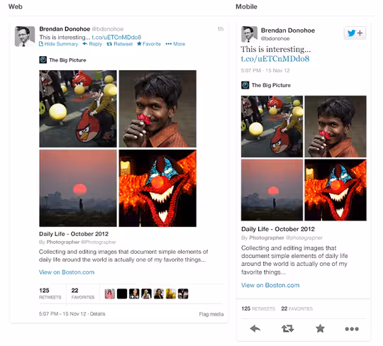 Twitter Card gallery card screenshot