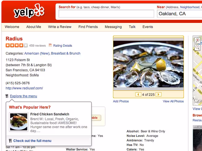 Yelp Locu - screenshot 1