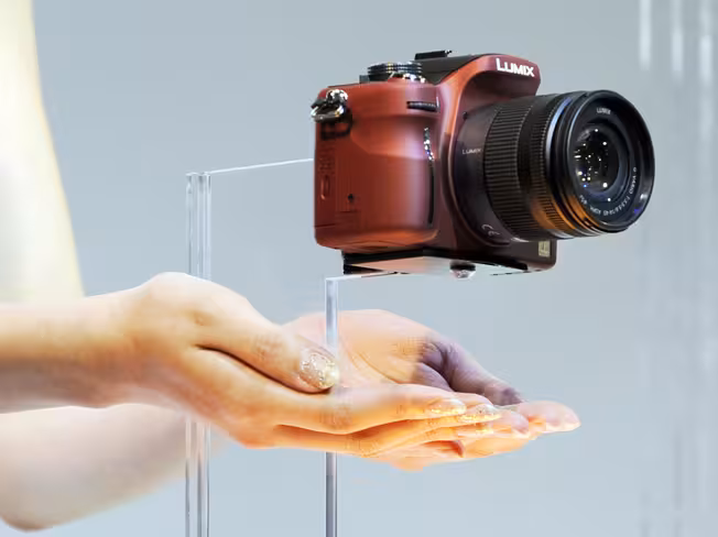 The Panasonic Lumix DMC-G1, launched in 2008