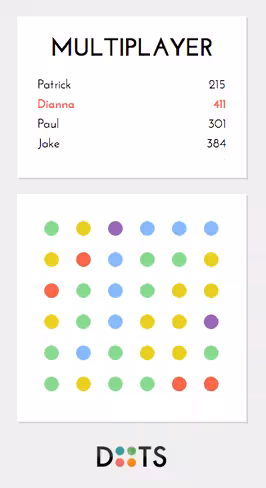 Dots-multiplayer end of game