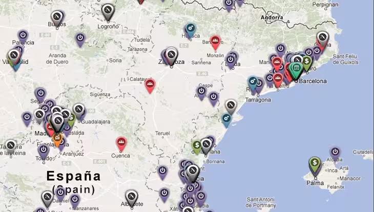 Spain Startup Map - the map of the spanish startup community (1)