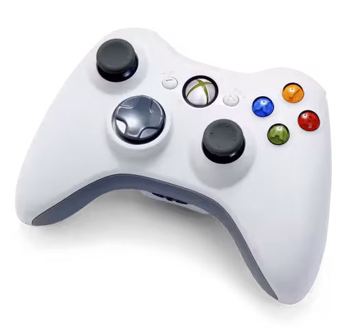 Xbox_360_white_wireless_controller