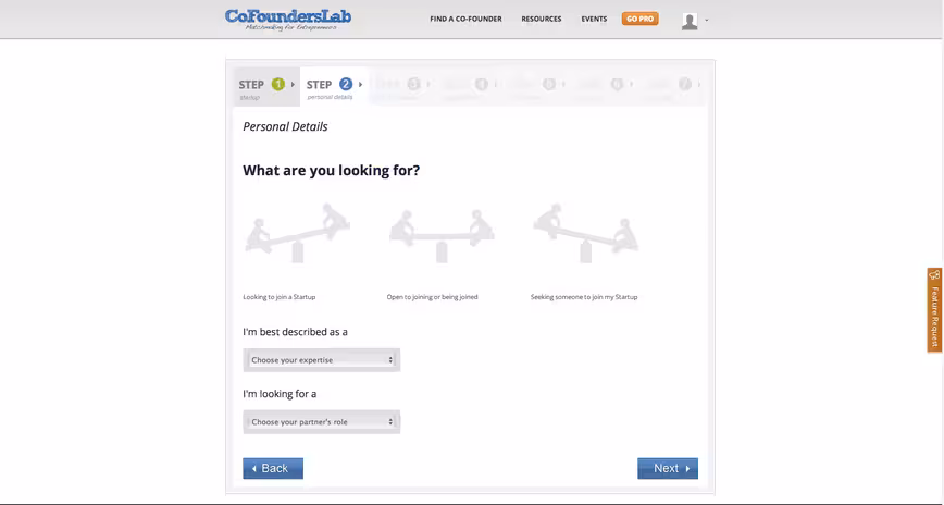 CoFoundersLab-Step2