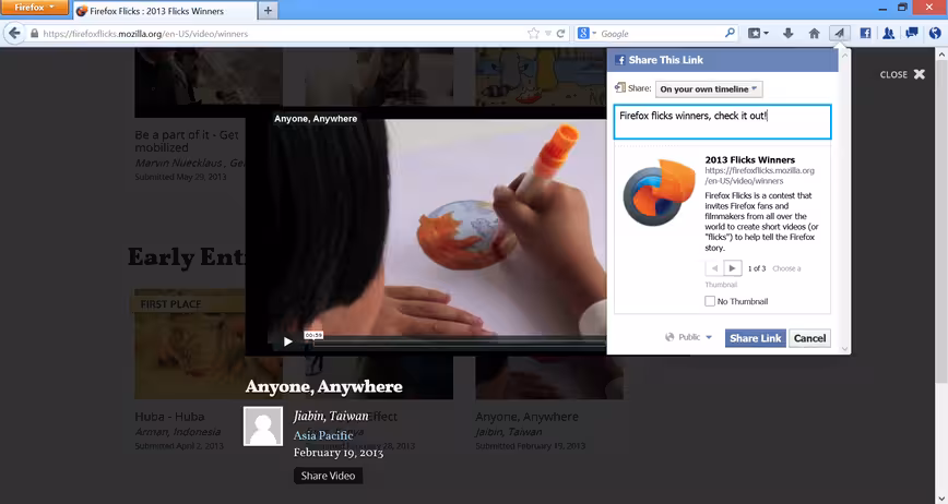Facebook-Screenshot