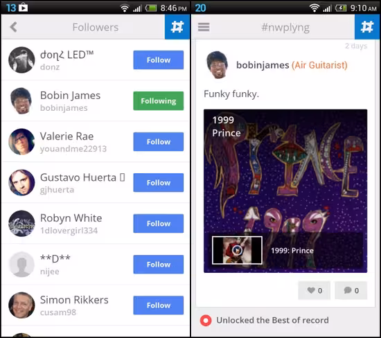 Find Friends on nwplyng