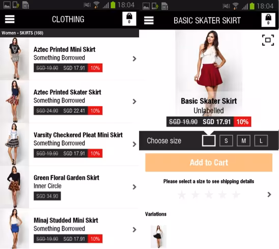 Zalora Android Screenshot