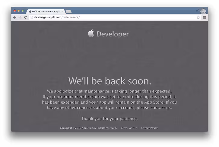 appledevcenterdown