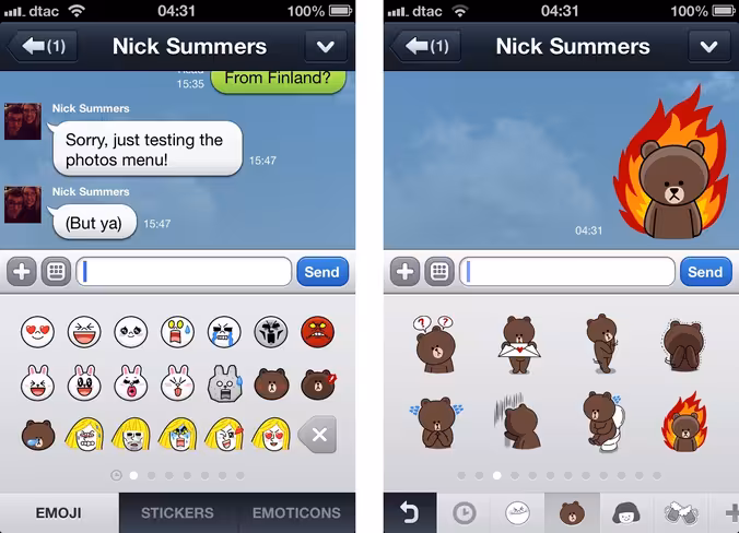 line stickers