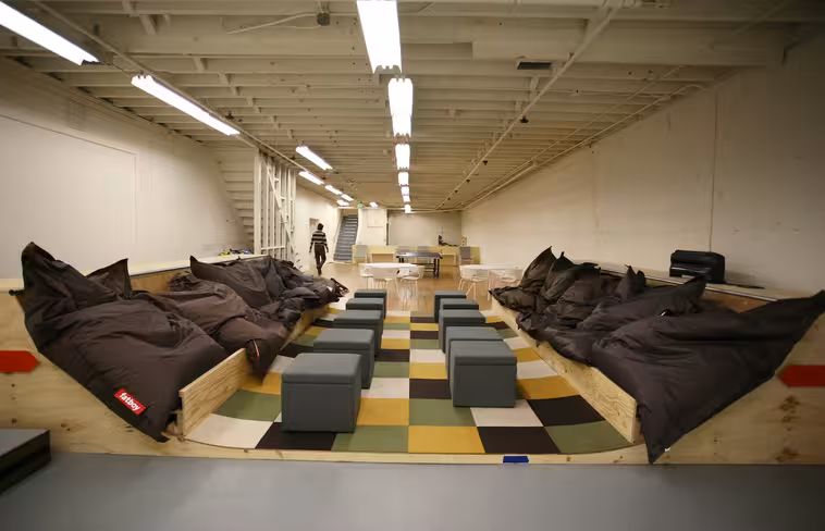 A conference room of the new startup com
