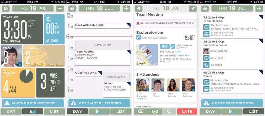 Mynd Apple calendar app