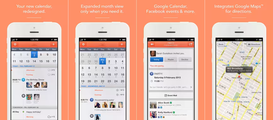 Sunrise Apple calendar app
