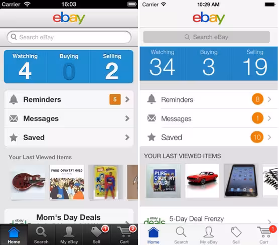 eBay_iOS7_compared