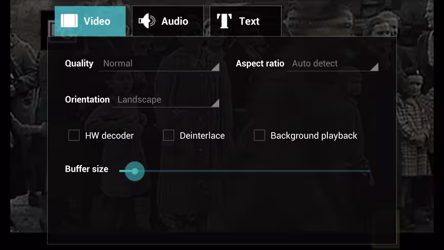 VPlayer settings