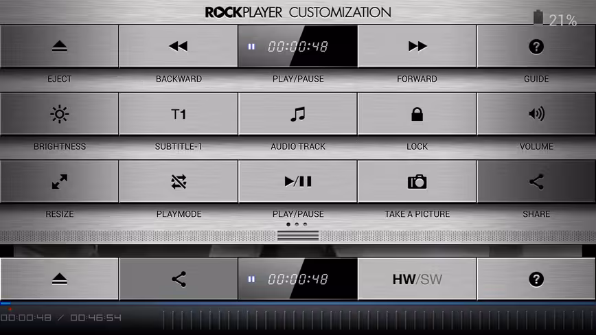 RockPlayer2 video player customization 