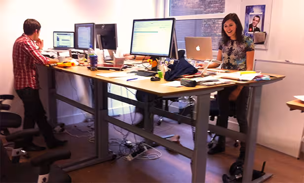Standing Desks at YPlan