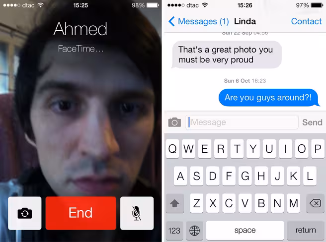 imessage facetime