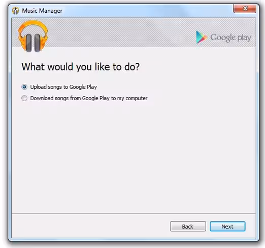 Google music manager uploader
