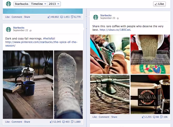starbucks fb