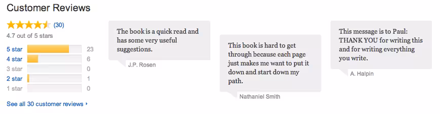 Paul Jarvis amazon reviews