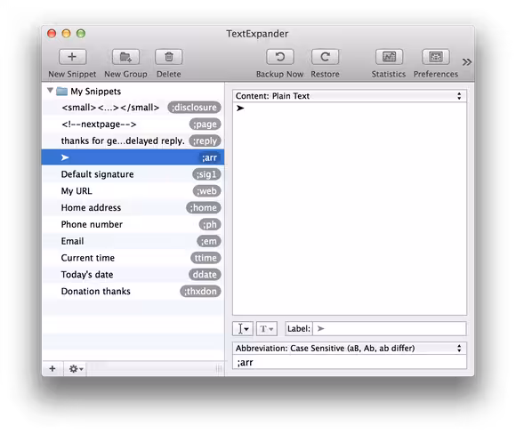TextExpander