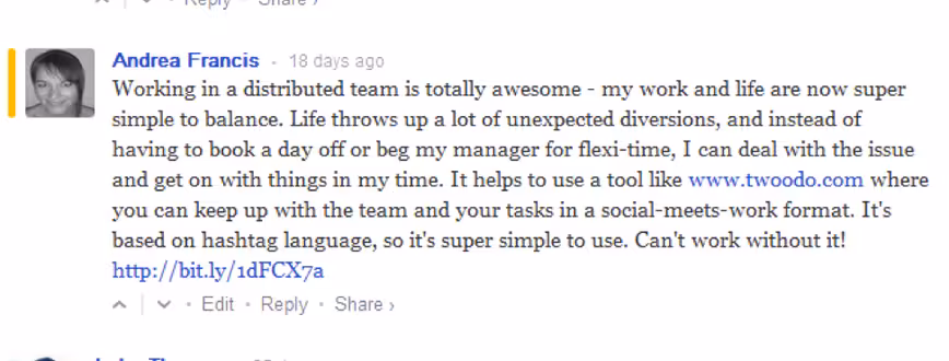 buffer comment