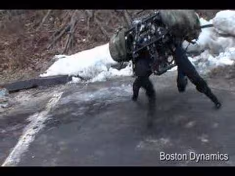 Video thumbnail for youtube video Google acquires a company that makes walking, running robots – including one faster than Usain Bolt